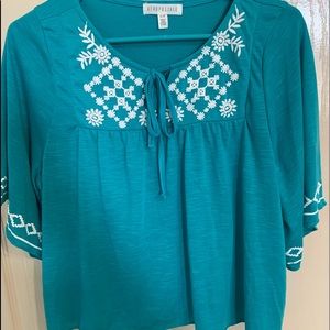 Aeropostale Teal blouse